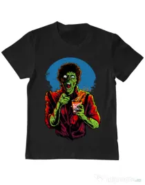 Tricou ADLER copil I want you to dance Negru