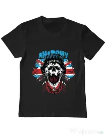 Tricou ADLER copil Anarchy queen Negru