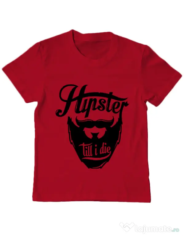 Tricou ADLER copil Till I die Rosu