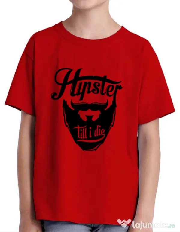 Tricou ADLER copil Till I die Rosu