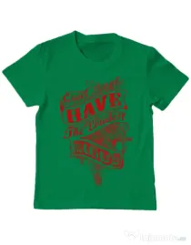 Tricou ADLER copil Quiet people loud minds Verde mediu