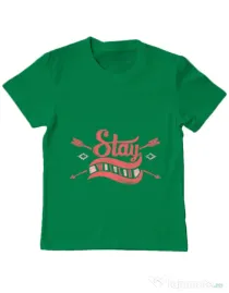 Tricou ADLER copil Stay wild Verde mediu