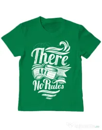 Tricou ADLER copil There are no rules Verde mediu