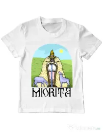 Tricou ADLER copil Miorita Alb