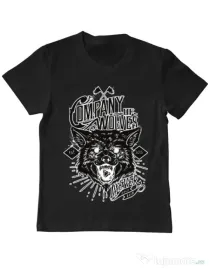 Tricou ADLER copil Company of wolves Negru