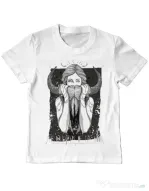 Tricou ADLER copil The Daughters Of The Moon Alb