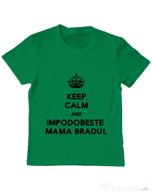 Tricou ADLER copil Impodobeste mama bradul Verde mediu