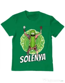 Tricou ADLER copil Solenya Verde mediu