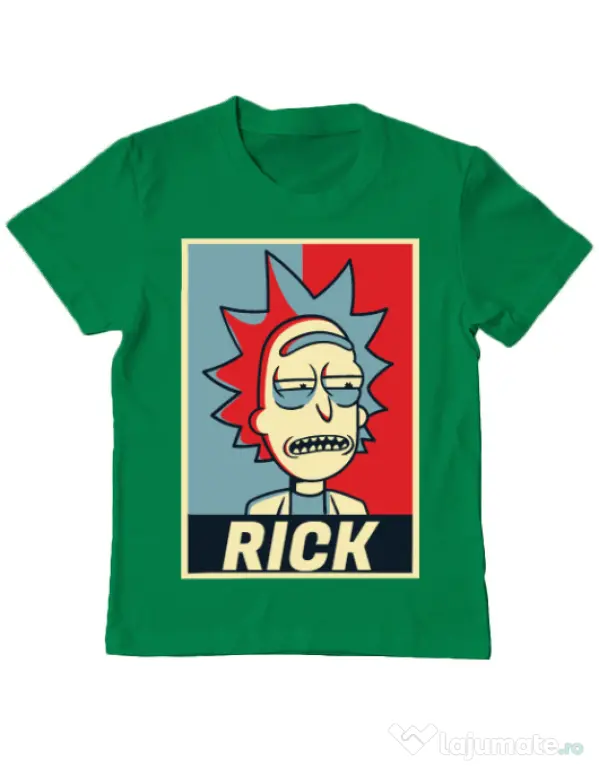 Tricou ADLER copil Rick Verde mediu
