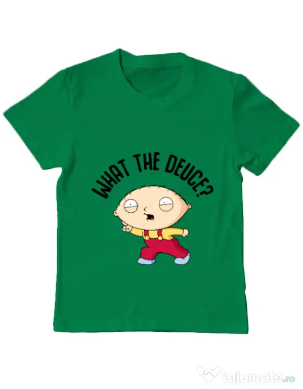 Tricou ADLER copil What the deuce Verde mediu