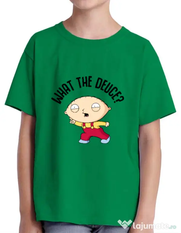 Tricou ADLER copil What the deuce Verde mediu