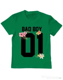 Tricou ADLER copil Bad boy Verde mediu