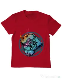 Tricou ADLER copil Helmet demons Rosu