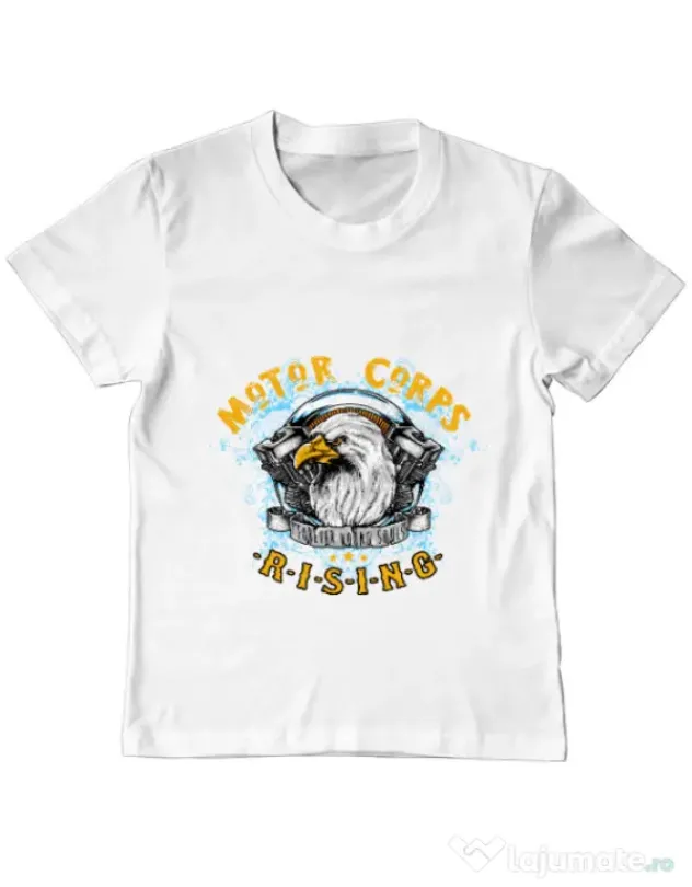 Tricou ADLER copil Eagle Alb