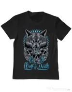 Tricou ADLER copil Wolf of death Negru