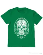 Tricou ADLER copil Diamond eyes Verde mediu