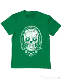 Tricou ADLER copil Diamond eyes Verde mediu
