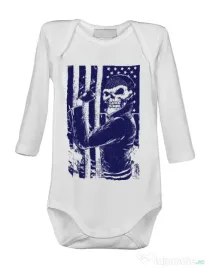 Baby body Motorist Alb