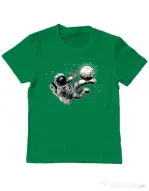 Tricou ADLER copil Football kick Verde mediu