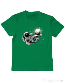 Tricou ADLER copil Football kick Verde mediu