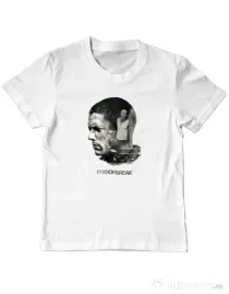 Tricou ADLER copil Michael Alb