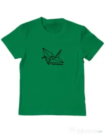 Tricou ADLER copil Swan Verde mediu