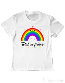 Tricou ADLER copil Totul va fi bine Alb
