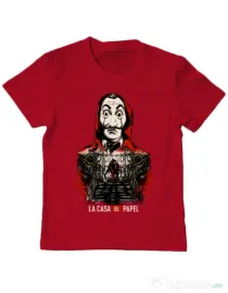 Tricou ADLER copil La casa de papel Rosu