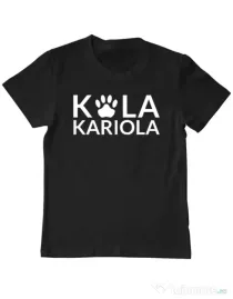 Tricou personalizat copil Logo Kola Alb Negru