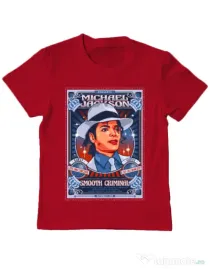 Tricou personalizat copil Michael Jackson Rosu