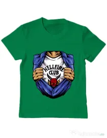 Tricou personalizat copil Release My Superpower Verde mediu