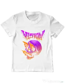 Tricou personalizat copil VISION Alb