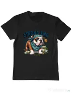 Tricou personalizat copil BULLDOG 09 Negru
