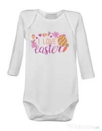 Baby body I LOVE EASTER Alb