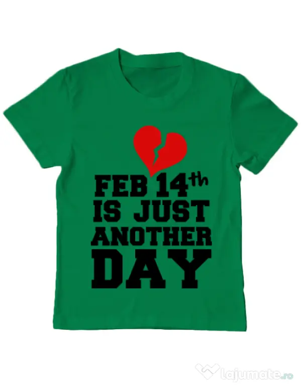 Tricou ADLER copil 14 Februarie Verde mediu