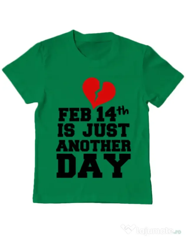 Tricou ADLER copil 14 Februarie Verde mediu
