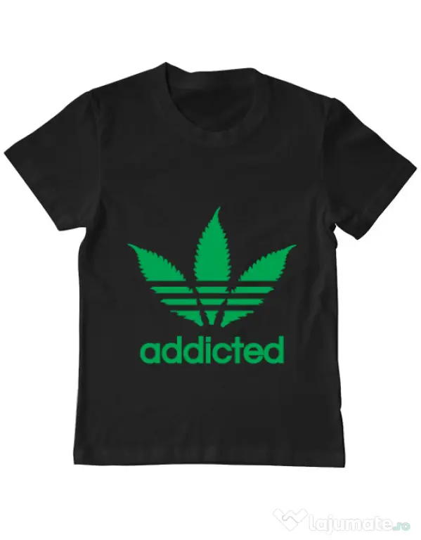 Tricou ADLER copil Addicted Negru