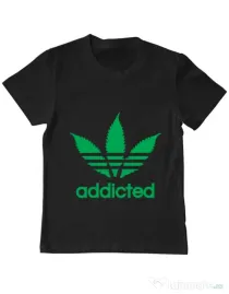 Tricou ADLER copil Addicted Negru
