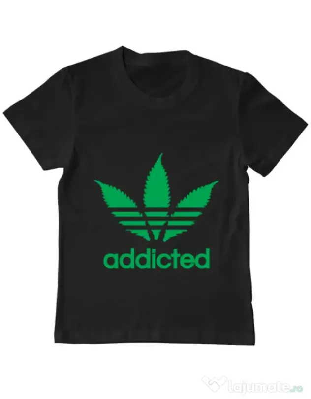 Tricou ADLER copil Addicted Negru