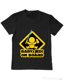 Tricou ADLER copil Baby Jedi Negru
