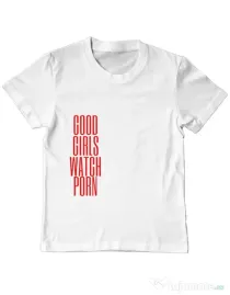 Tricou ADLER copil Bad girls Alb