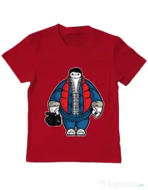 Tricou ADLER copil Baymarty Rosu