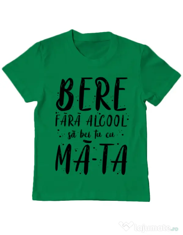 Tricou ADLER copil Bere fara alcool Verde mediu