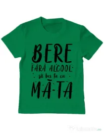 Tricou ADLER copil Bere fara alcool Verde mediu