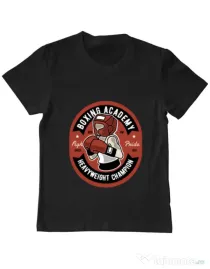 Tricou ADLER copil Boxing Academy Negru