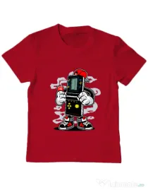 Tricou ADLER copil Brick Gamers Rosu