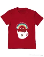 Tricou ADLER copil Coffeemagination Rosu