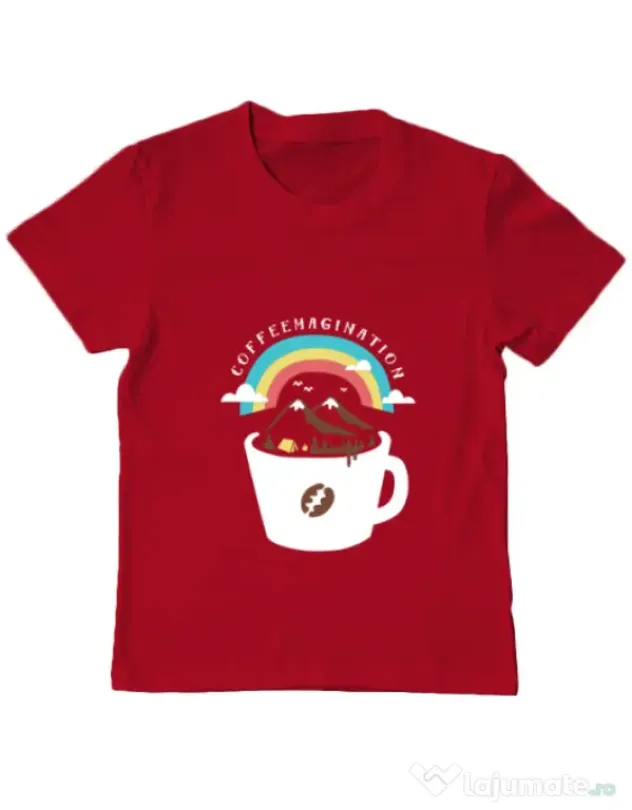 Tricou ADLER copil Coffeemagination Rosu