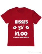 Tricou ADLER copil College is expensive Rosu