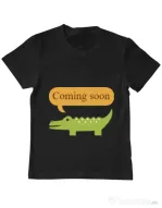 Tricou ADLER copil Coming soon Negru